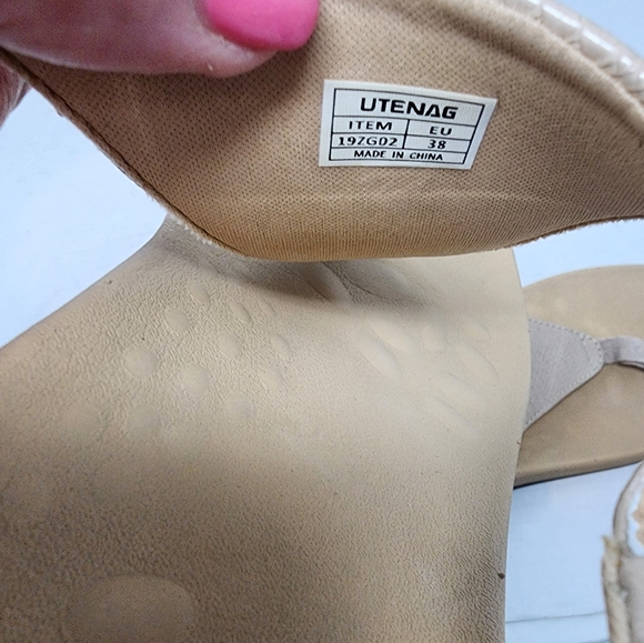 Women's Arch Support Sandals Orthotic Adjustable Memory Foam Flip Flops Size 8 - Picture 4 of 11